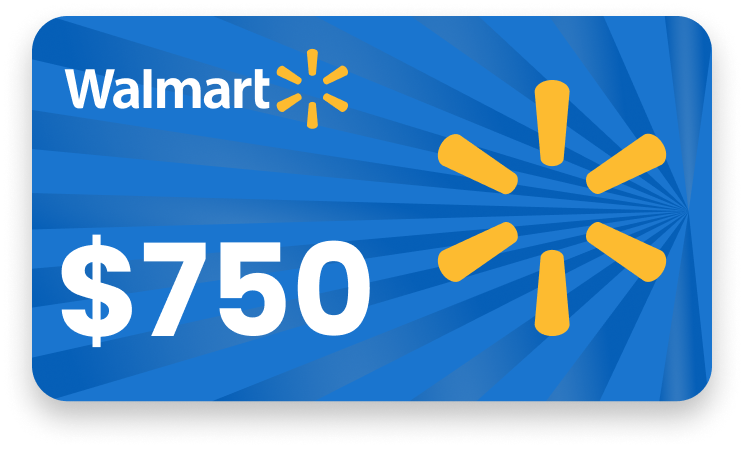 $750 Walmart Gift Card